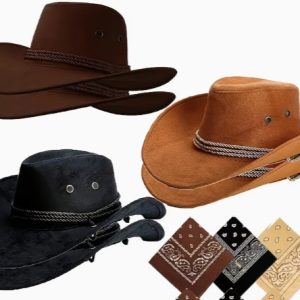 Cowboyhat - Lys Brun (Luksus)